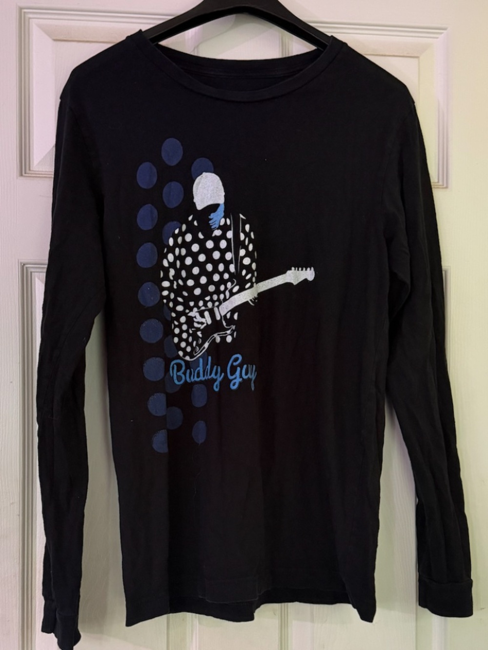 Buddy Guy Long Sleeve Graphic Concert T-Shirt, Size M